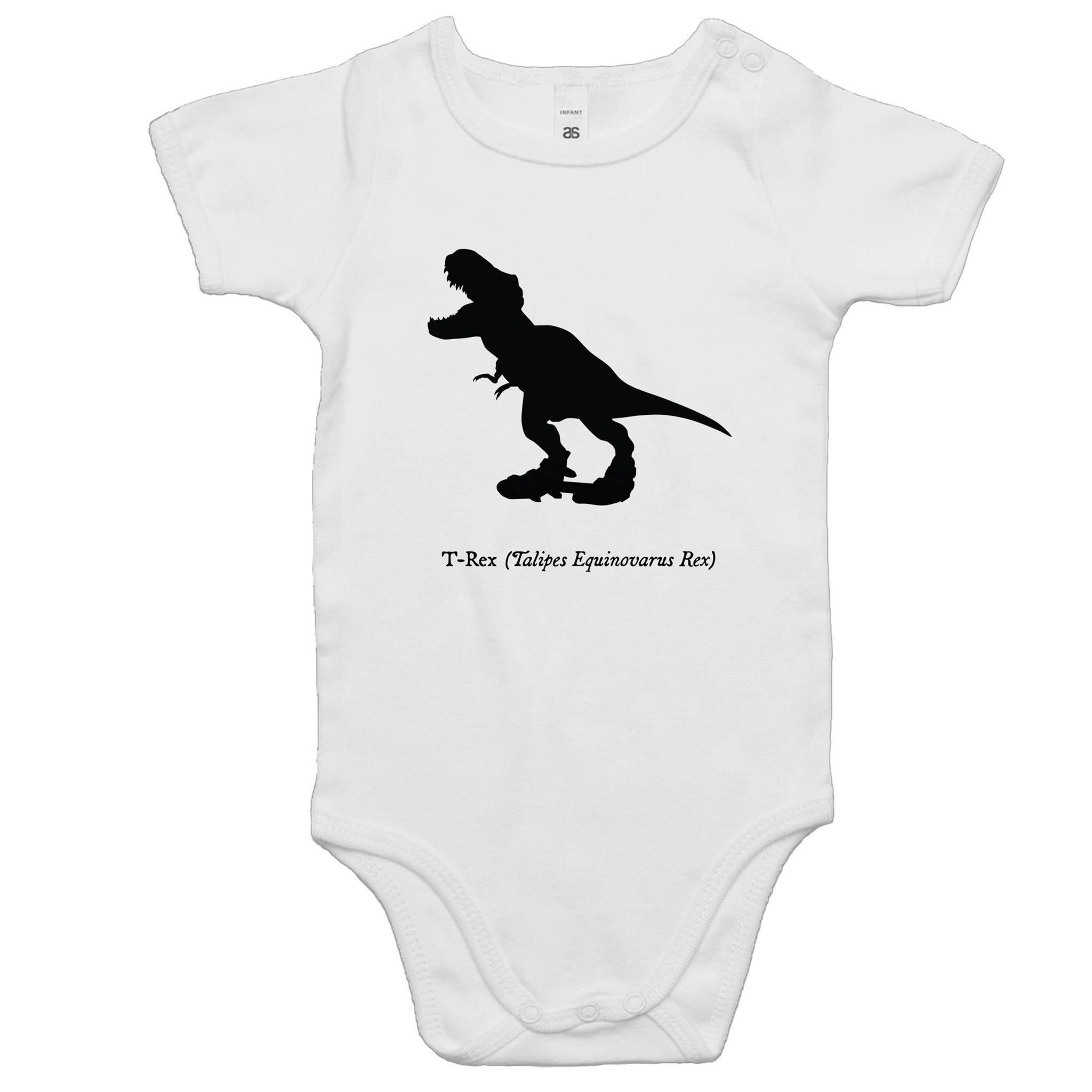 T rex sales onesie baby